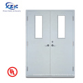 UL Certified Emergency Exit Porte de feu personnalisée Largeur de porte en acier Entretien de porte d&#39;incendie avec fenêtre en verre